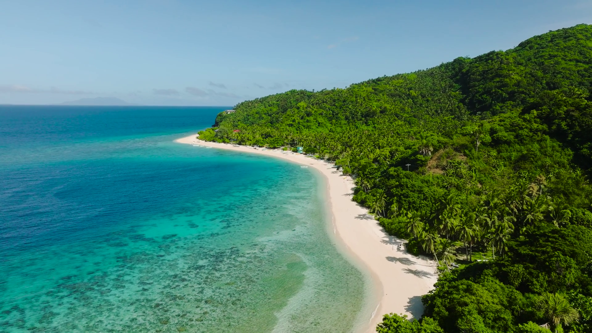 Beautiful White Sand Beach Crystal Clear Stock Footage SBV-353231249 ...