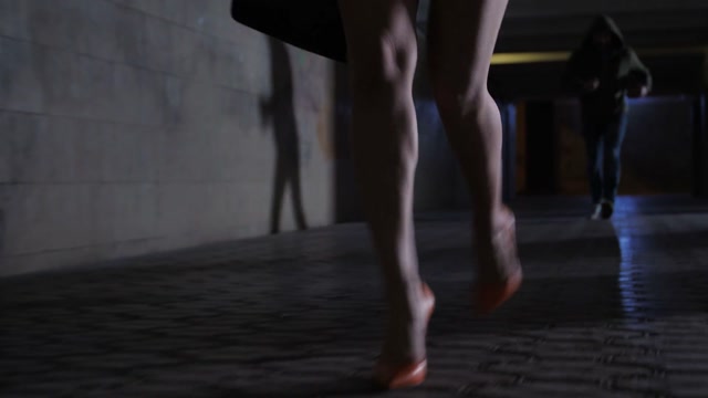 Man Running Away At Night Stock Footage: Royalty-Free Video Clips ...