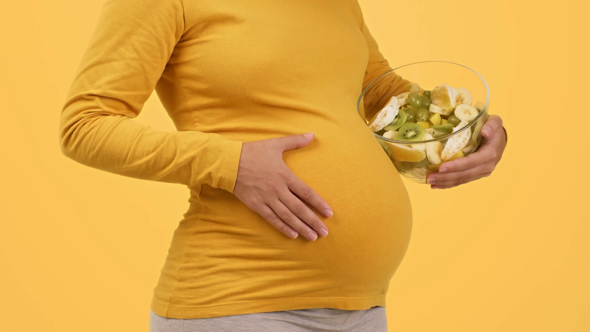 Healthy Nutrition During Pregnancy Stock Footage SBV347470465