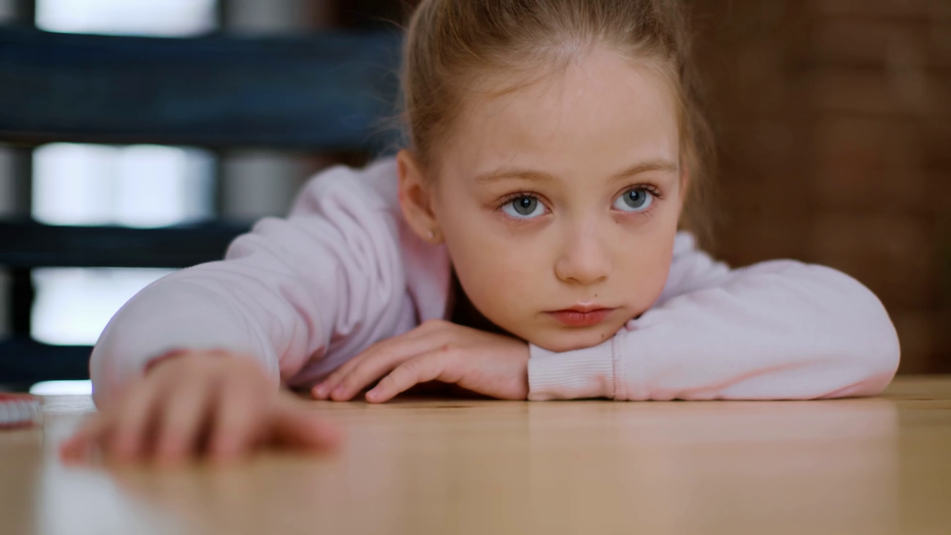 Kids Boredom Close Up Of Boring Little Stock Footage SBV-347772873 ...
