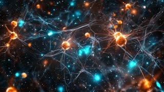 Artistic Concept Of A Neural Network