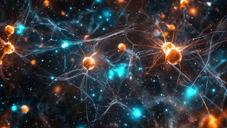 Artistic Concept Of A Neural Network
