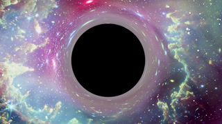 Big Black Hole In The Center Of Colorful Nebula Surrounded By Millions Of Galaxies In The Deep Space Universe With Imagery By NASA