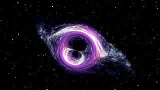 Gigantic Wormhole In The Center Of The Deep Space Universe