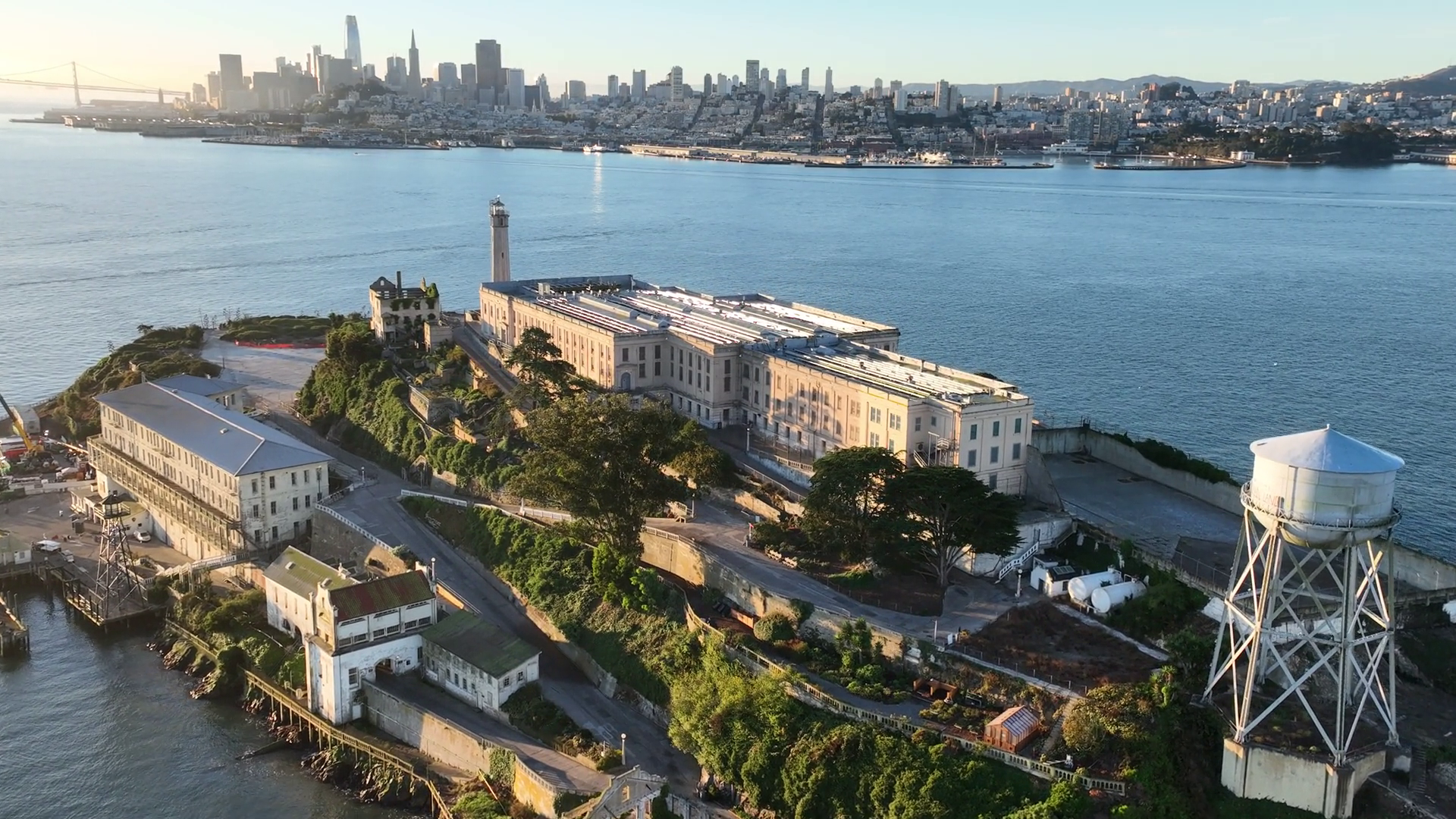 Alcatraz Island In San Francisco California Stock Footage SBV-352220658 ...
