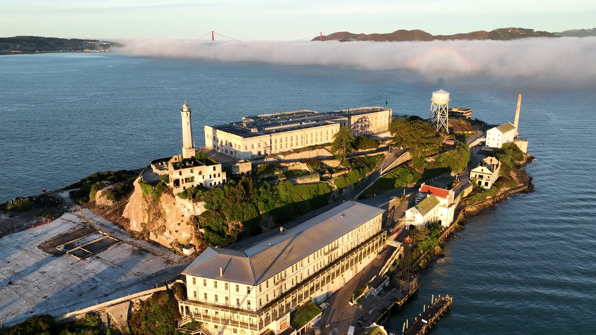 Alcatraz Island In San Francisco California Stock Footage SBV-352216040 ...