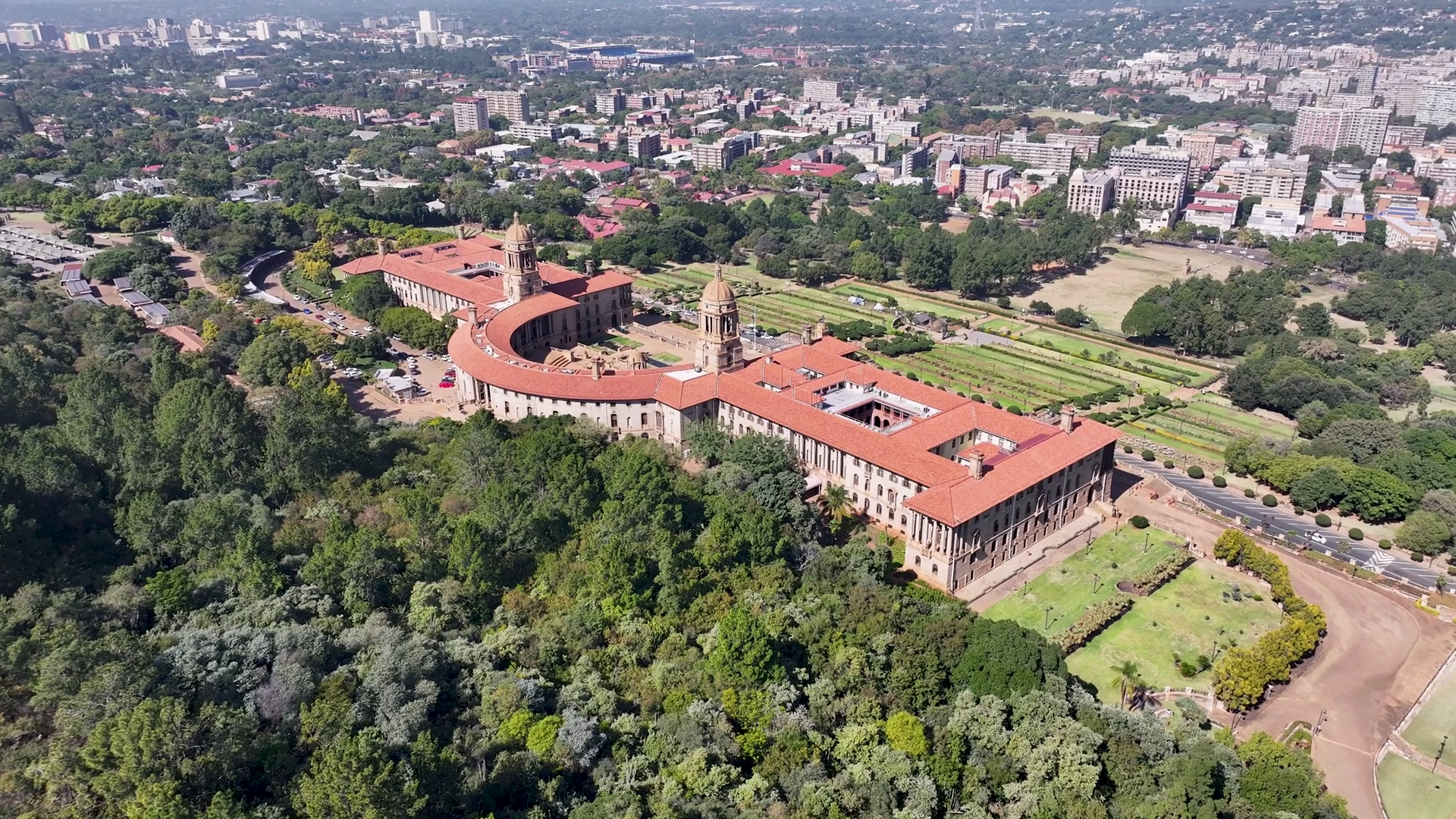 Union Buildings In Pretoria Gauteng South Stock Footage SBV-352211877 ...