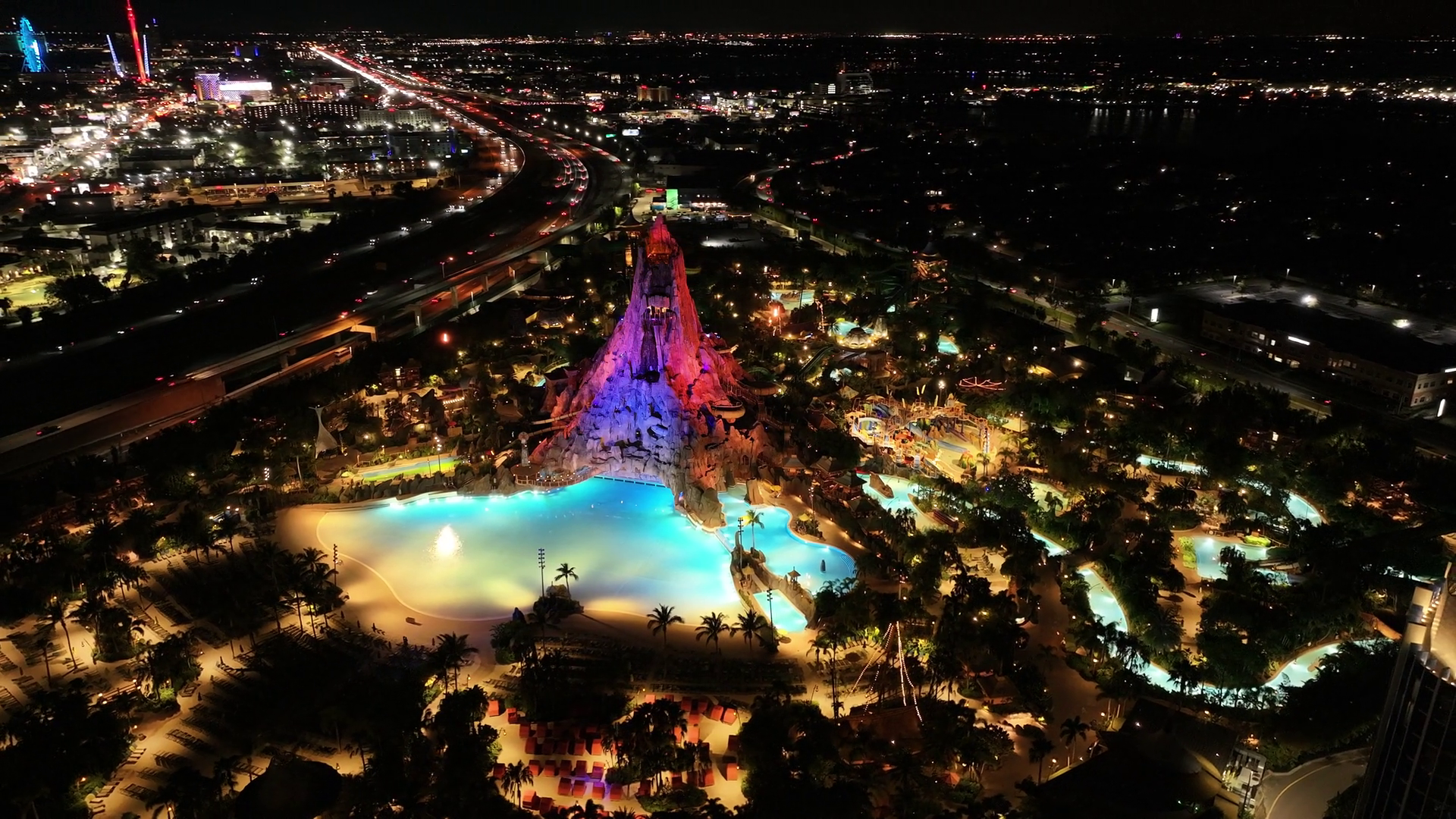 Volcano Bay At Orlando In Florida United Stock Footage SBV-352173009 ...