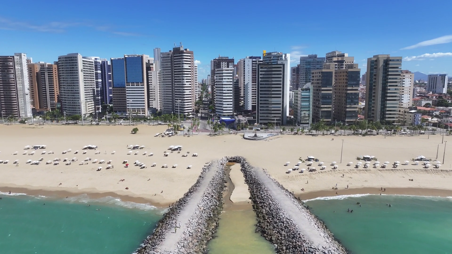 Fortaleza Skyline At Fortaleza In Ceara Stock Footage SBV-352986198 ...