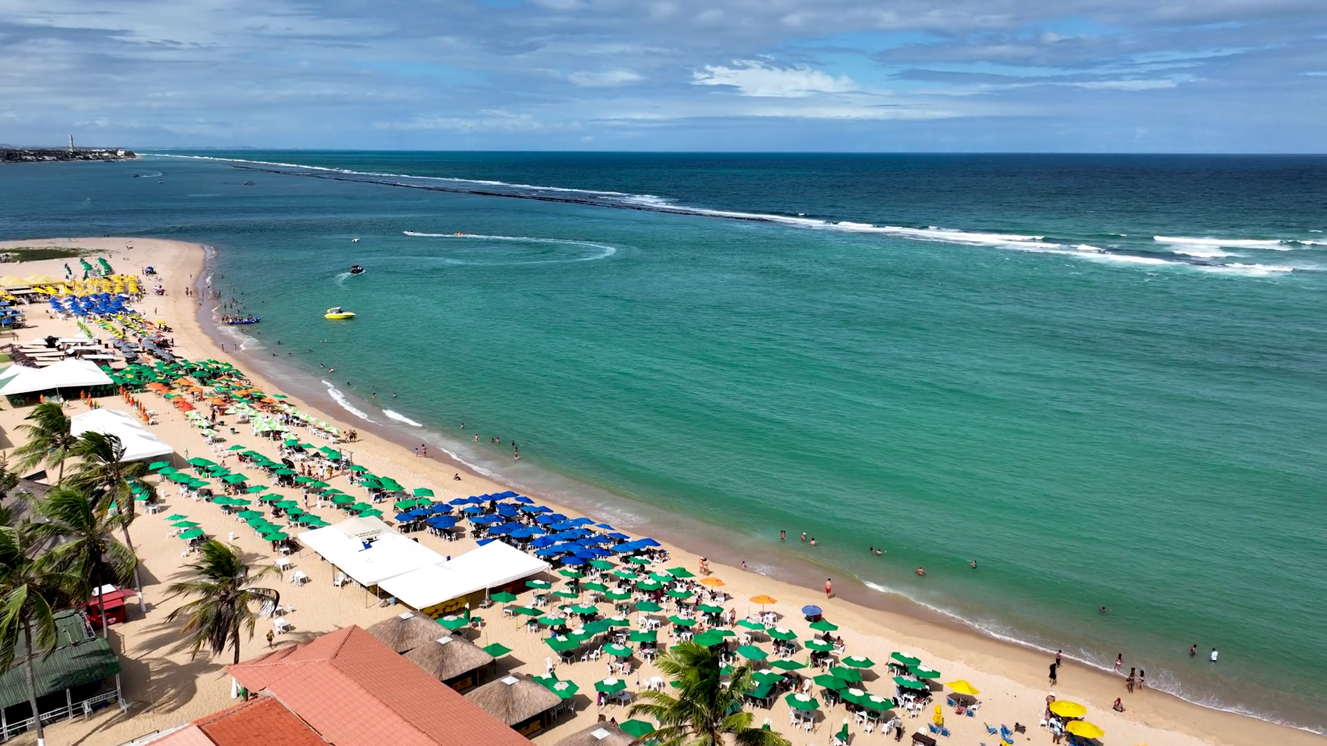 Gunga Beach In Maceio Alagoas Brazil Stock Footage SBV-352212996 ...