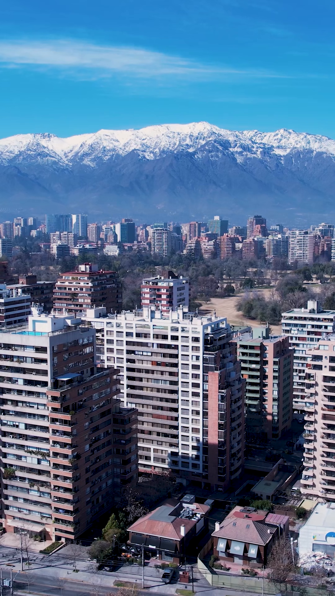 Santiago Skyline In Santiago Chile City Stock Footage SBV-353640319 ...