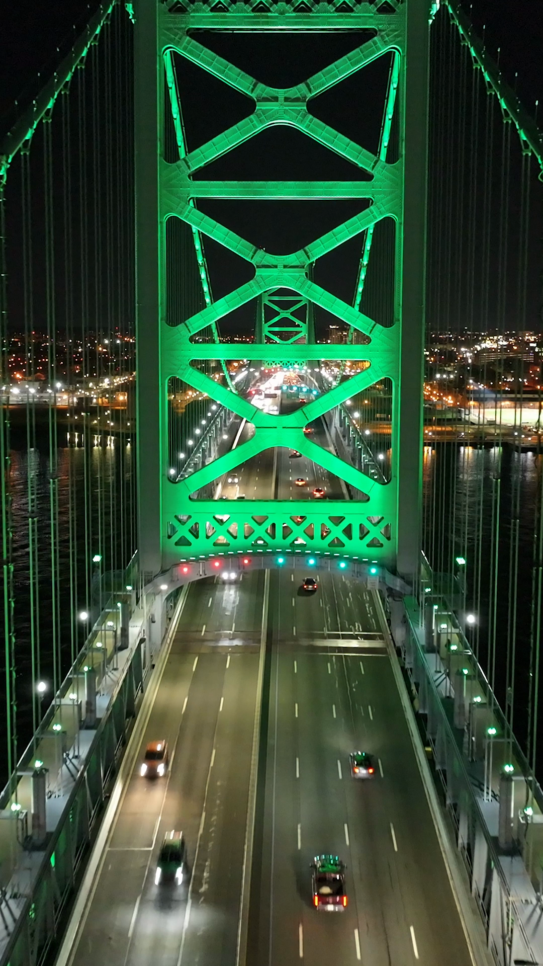 Cable Bridge At Philadelphia In Pennsylvania Stock Footage SBV ...