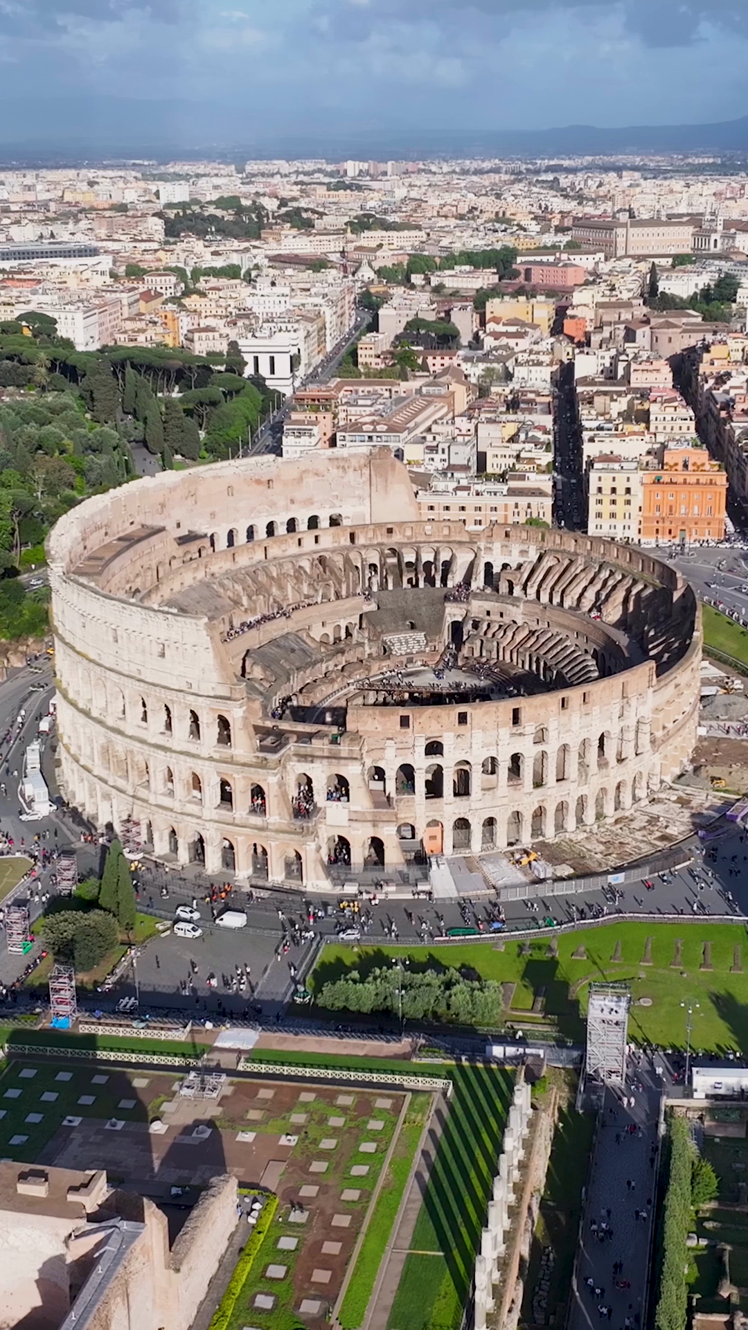 Rome Coliseum At Rome In Lazio Italy Stock Footage SBV-353034113 ...