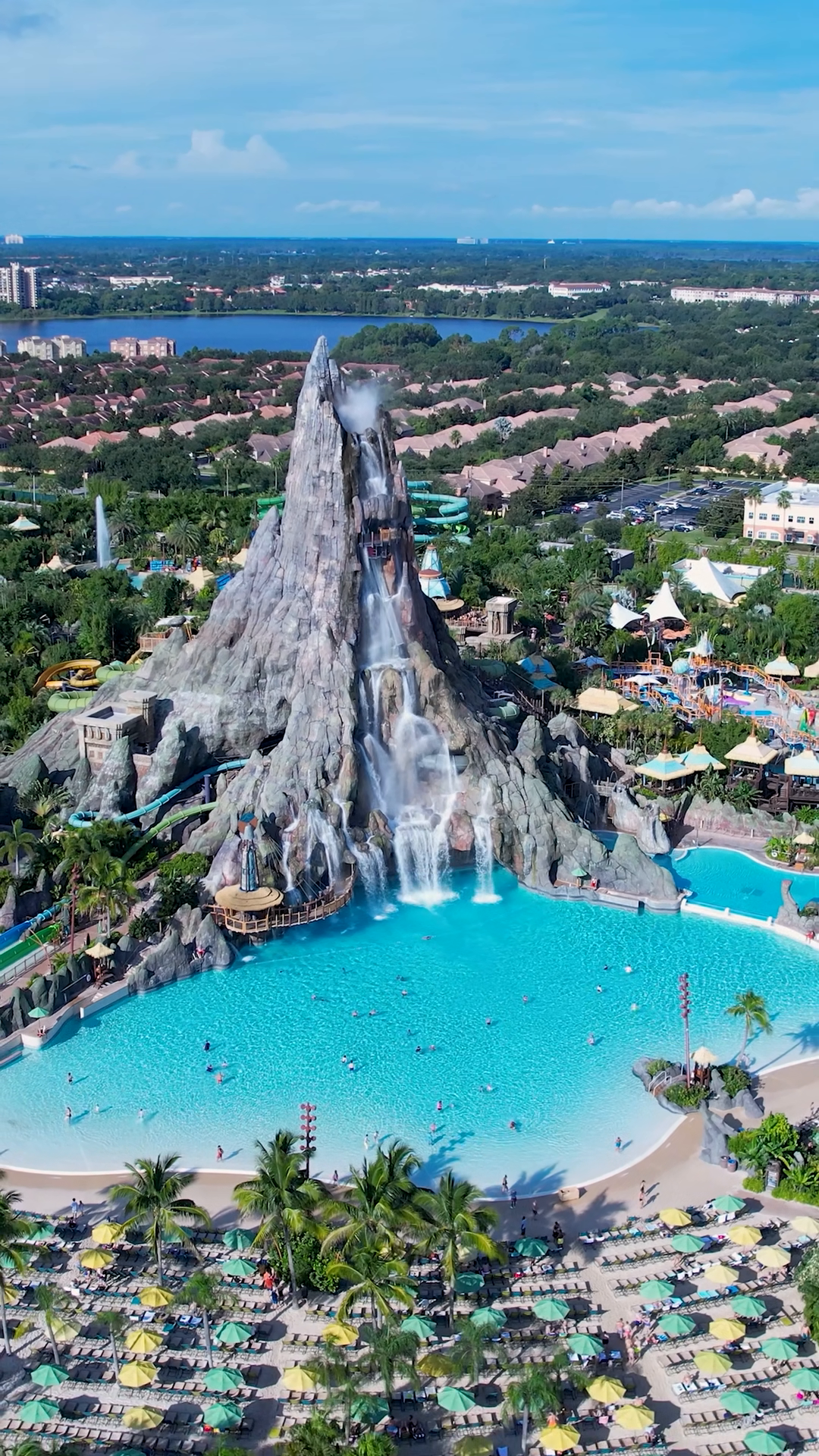 Volcano Bay Park In Orlando Florida United Stock Footage SBV-353641191 ...
