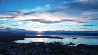 Patagonia Argentina. Cityscape of El Calafate town at Santa Cruz Argentina. Natural landscape. Desert scene. Patagonia Argentina. Patagonia landscape. Cityscape of El Calafate Argentina.