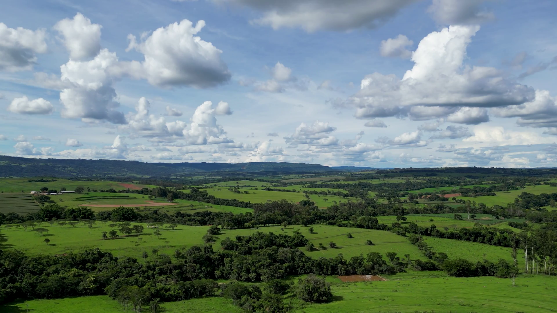 Rural Skyline At Rural Landscape Countryside Stock Footage SBV ...