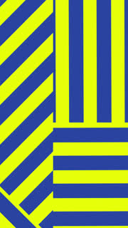 Pattern stripe seamless animation neon green and navy blue two toned colors 3D animated design.
