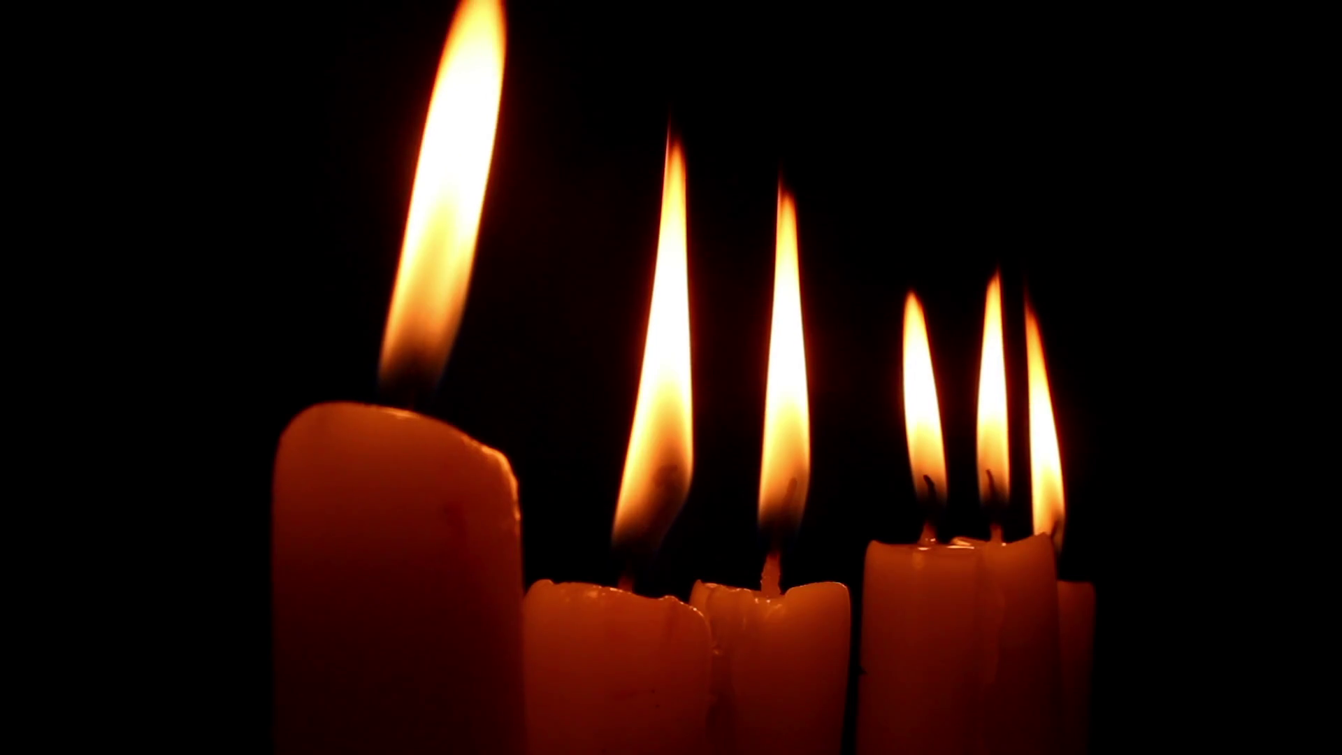 Long Fires Of Big Red Candles Burning On Stock Footage SBV347675010 Storyblocks