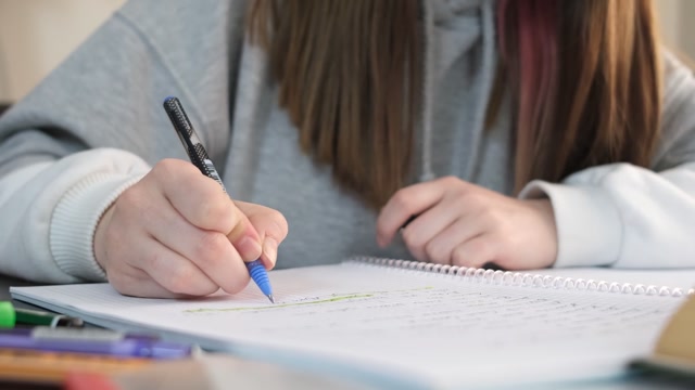 Pencil Writing On Paper Animation Stock Footage: Royalty-Free Video