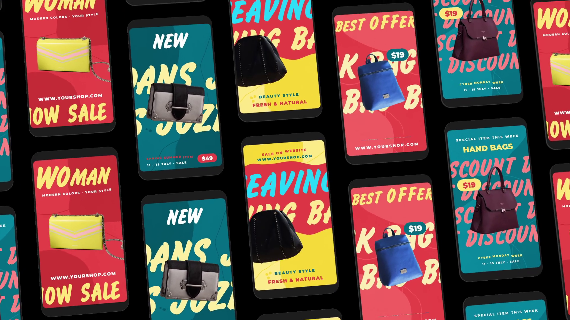 Discount Instagram Reels Template SBV348407017 Storyblocks