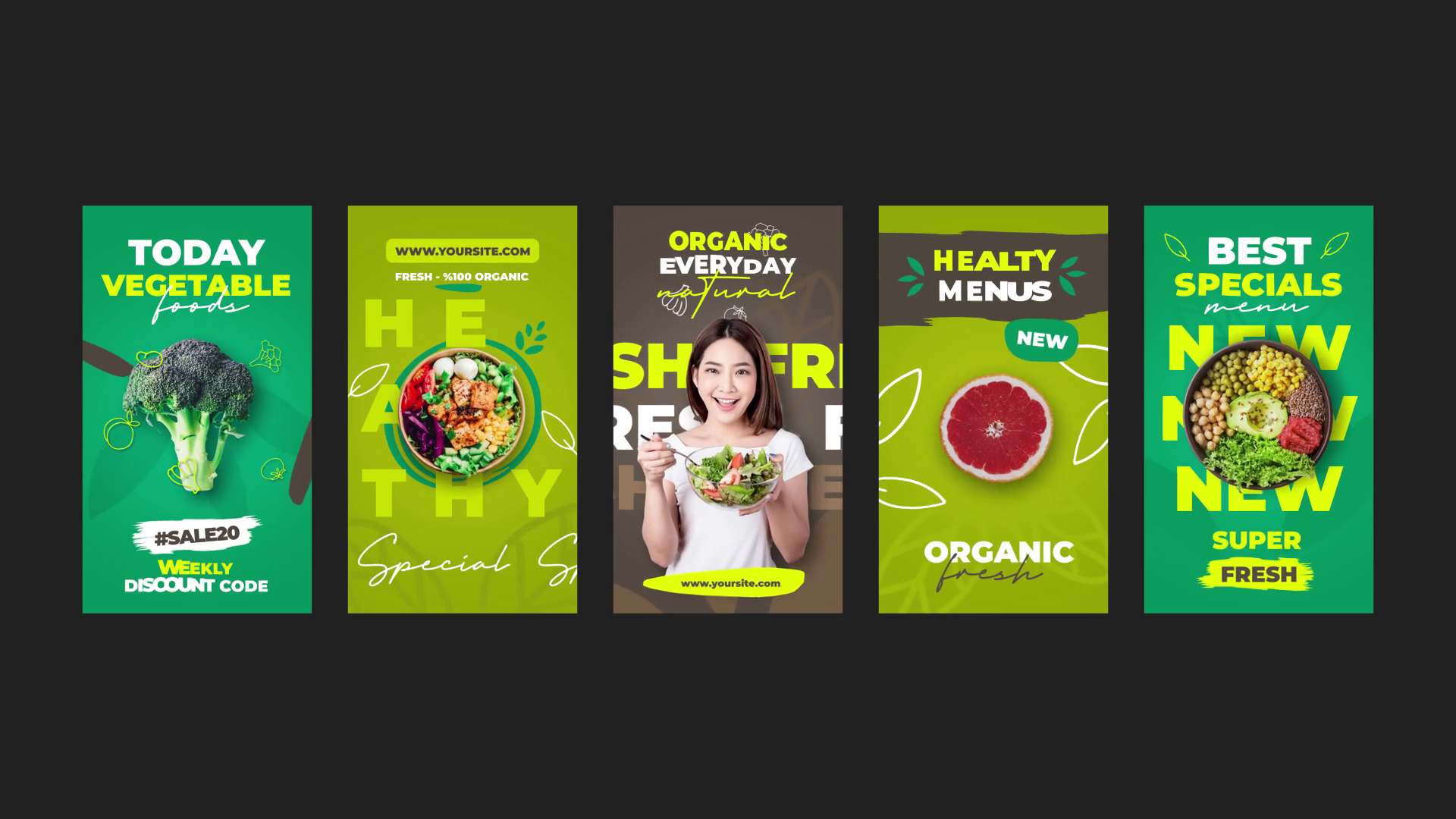 AE Template: Healthy Food Stories SBV-348553363 - Storyblocks