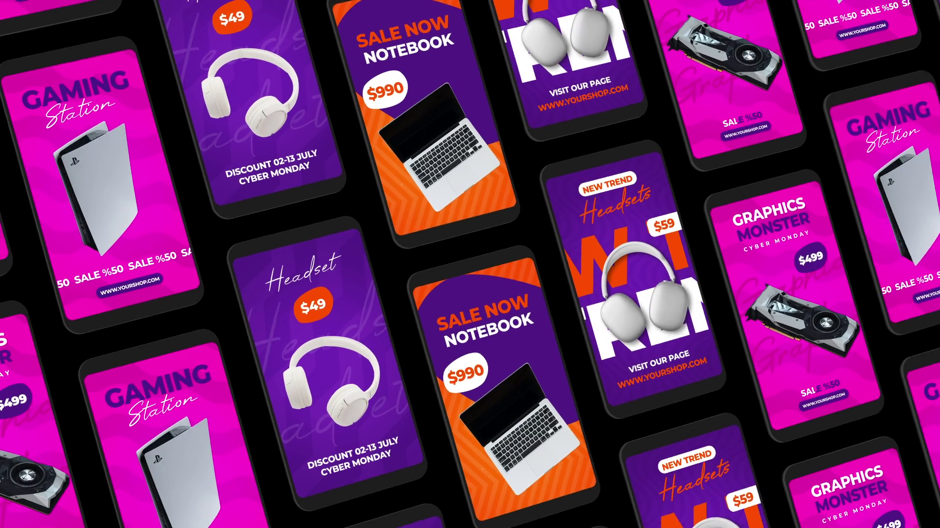 Instagram Stories Template SBV-348553625 - Storyblocks