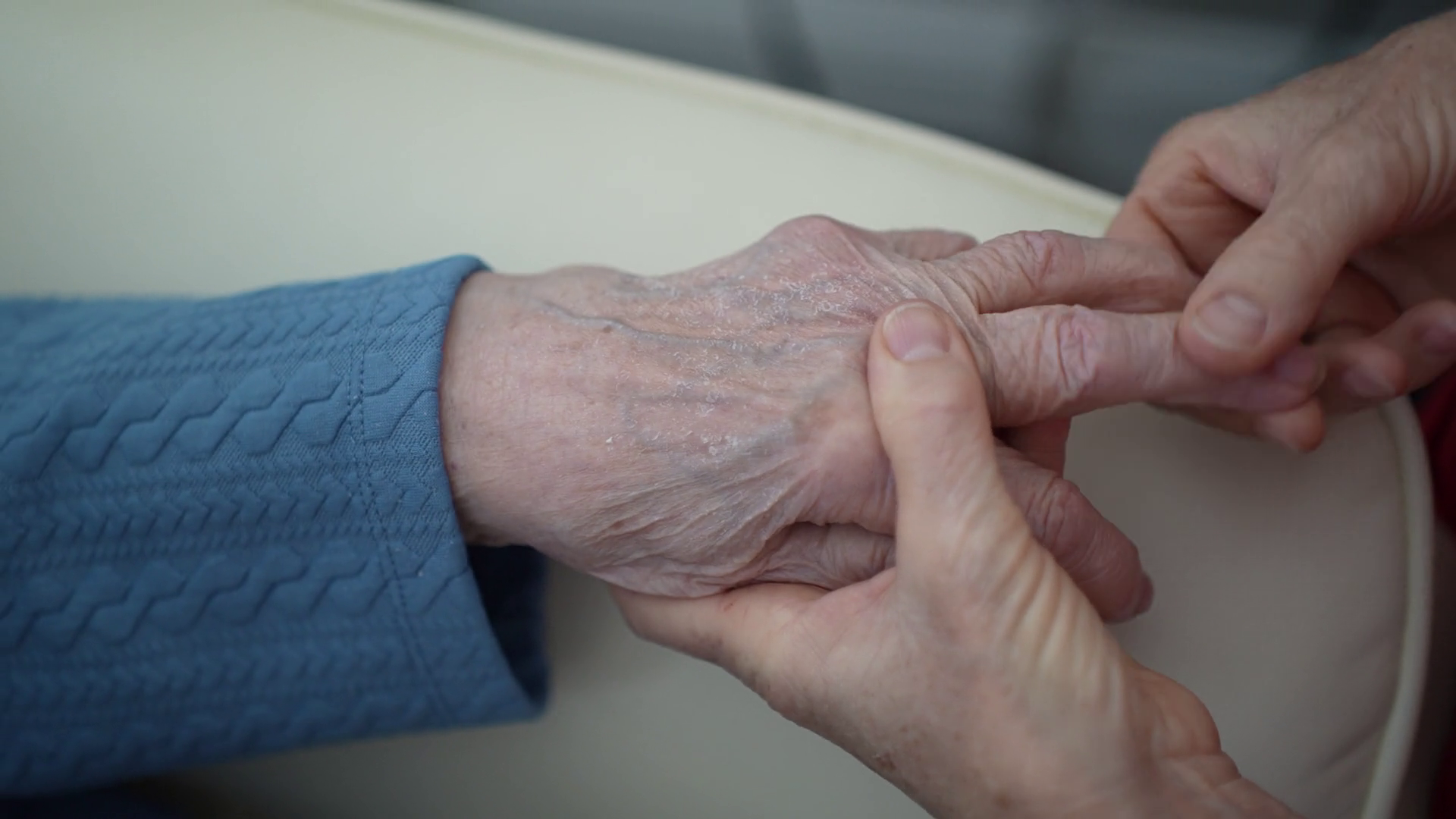 Caring Interaction: Caregiver Elderly Woman Stock Footage SBV-352000481 ...