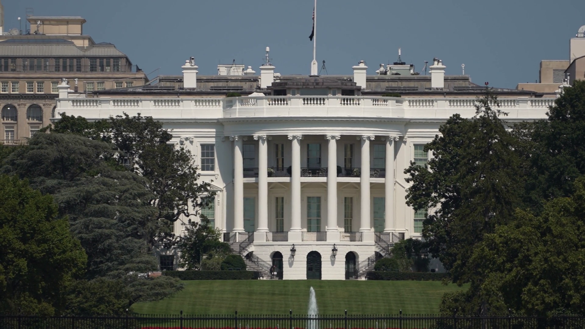 Closeup Of White House Oval Office Centered Stock Footage SBV-352686455 ...