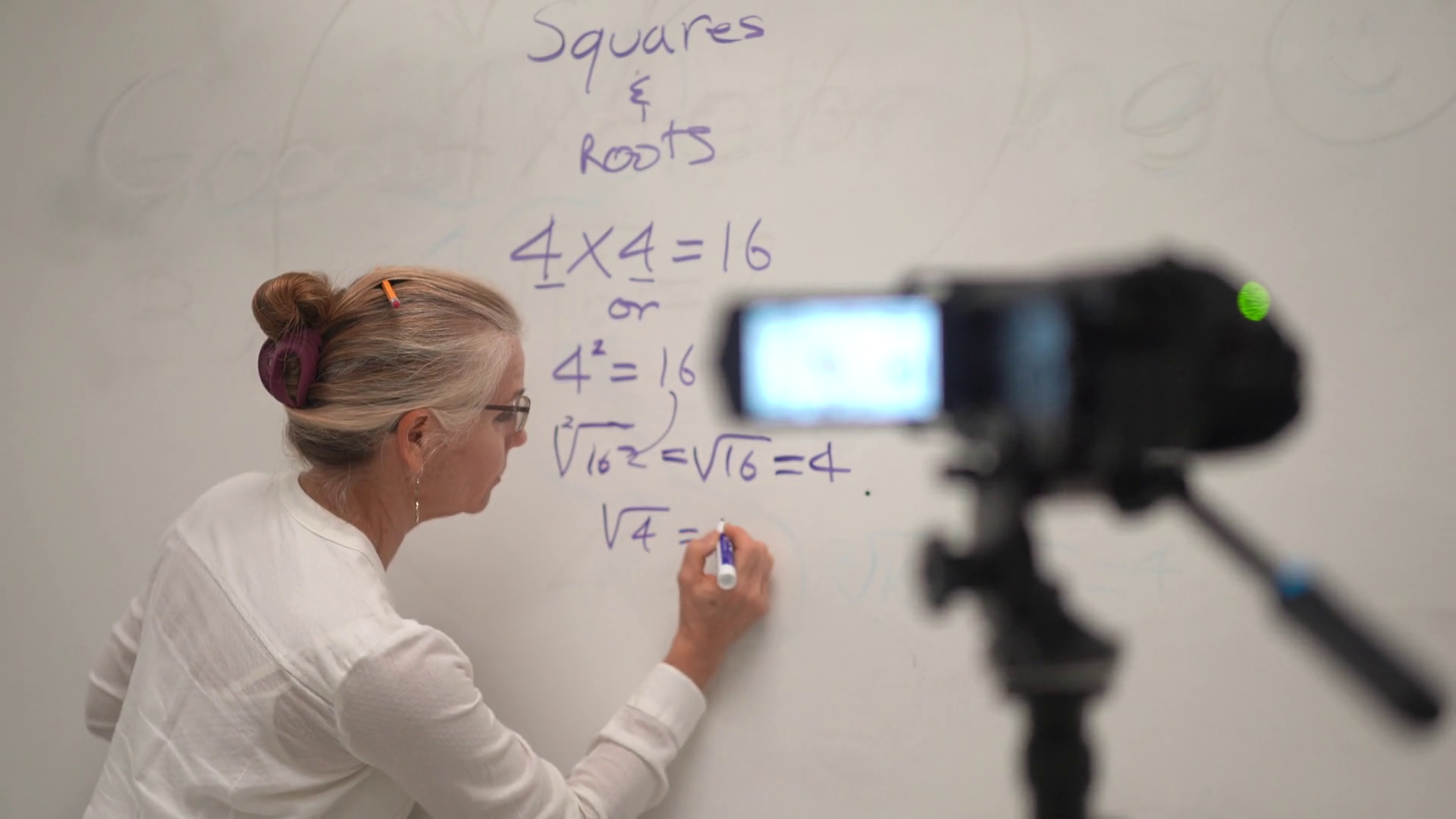 Focus Shift From Camera To Teacher Giving Stock Footage SBV-352729929 ...