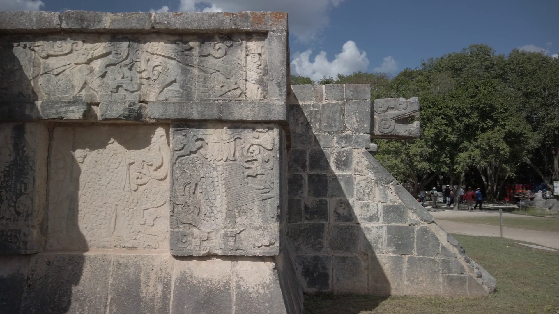 Chichen Itza Pyramid Ruins In Historical Stock Footage SBV-352292995 ...
