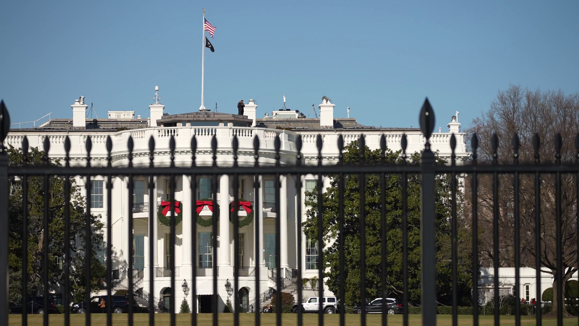 Closeup View Of White House Oval Office From Stock Footage SBV ...