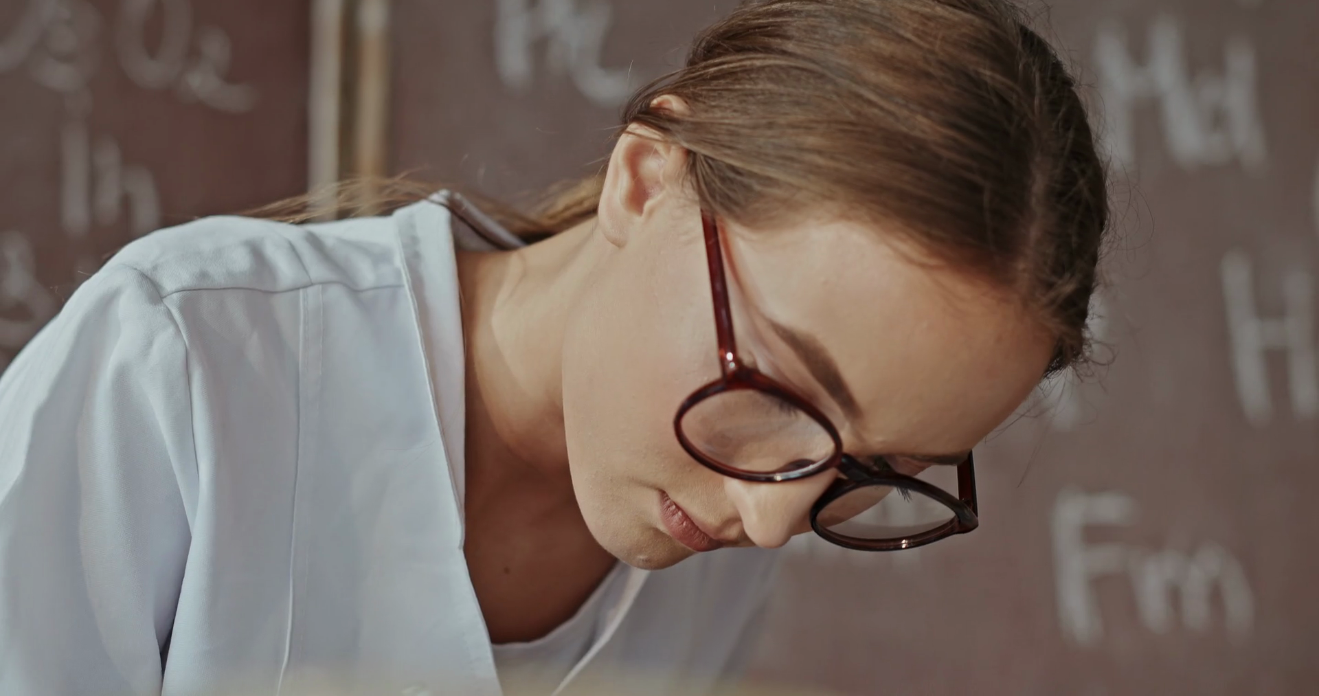 Female Scientist Working In Lab - Close Up Stock Footage SBV-347630301 ...
