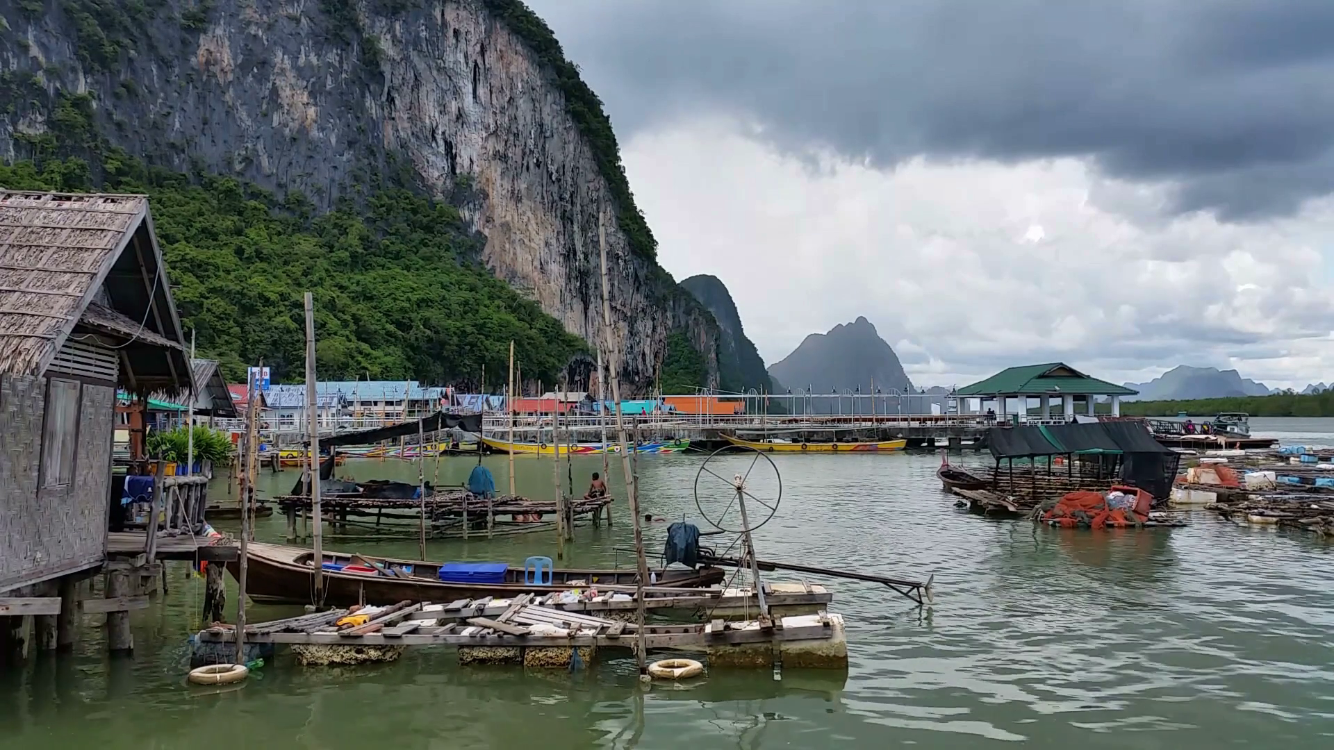 Thailand Fishing Village Panyee Travel Holiday Destination Stock