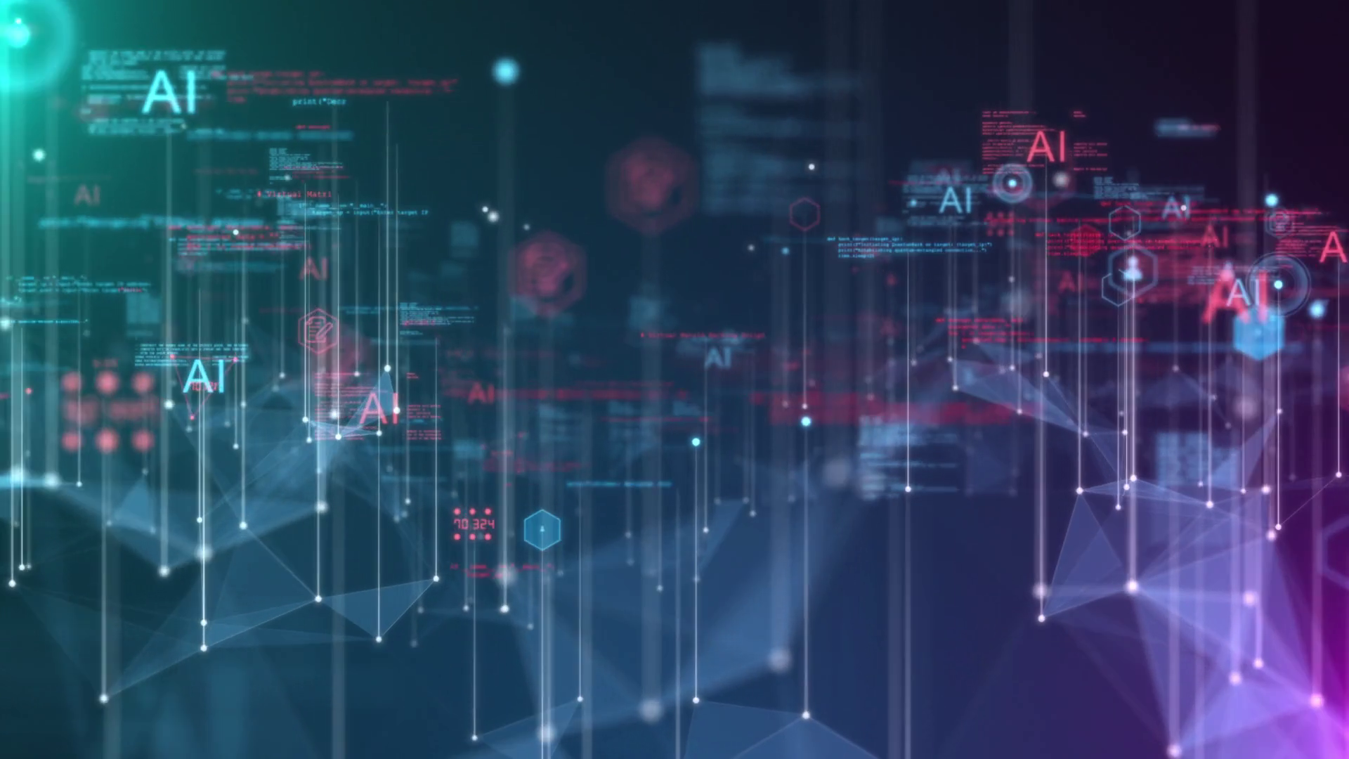 Smart Network Weaving Integrating Ai With Stock Footage SBV-348717709 ...