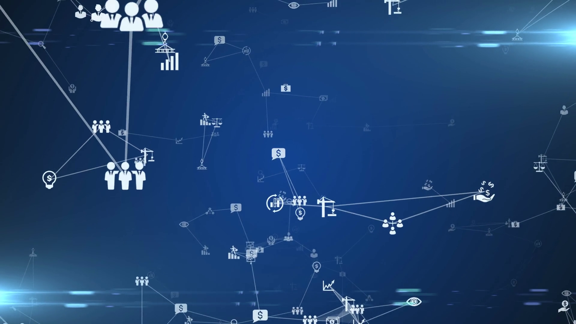Connected Business Economic System Exchange Stock Footage SBV 338906624