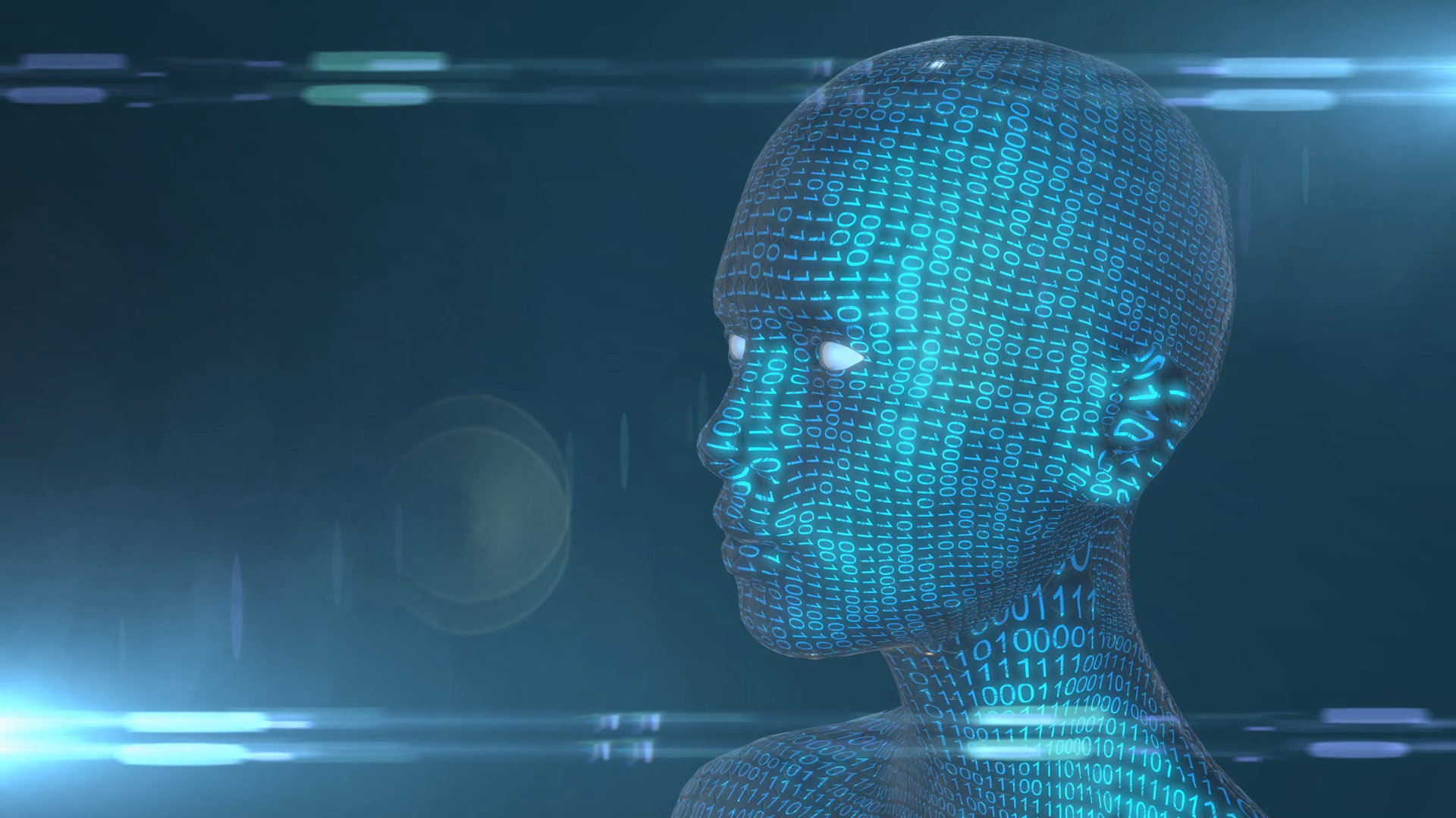 Future robot cyborg of AI Artificial intelligence technology Stock