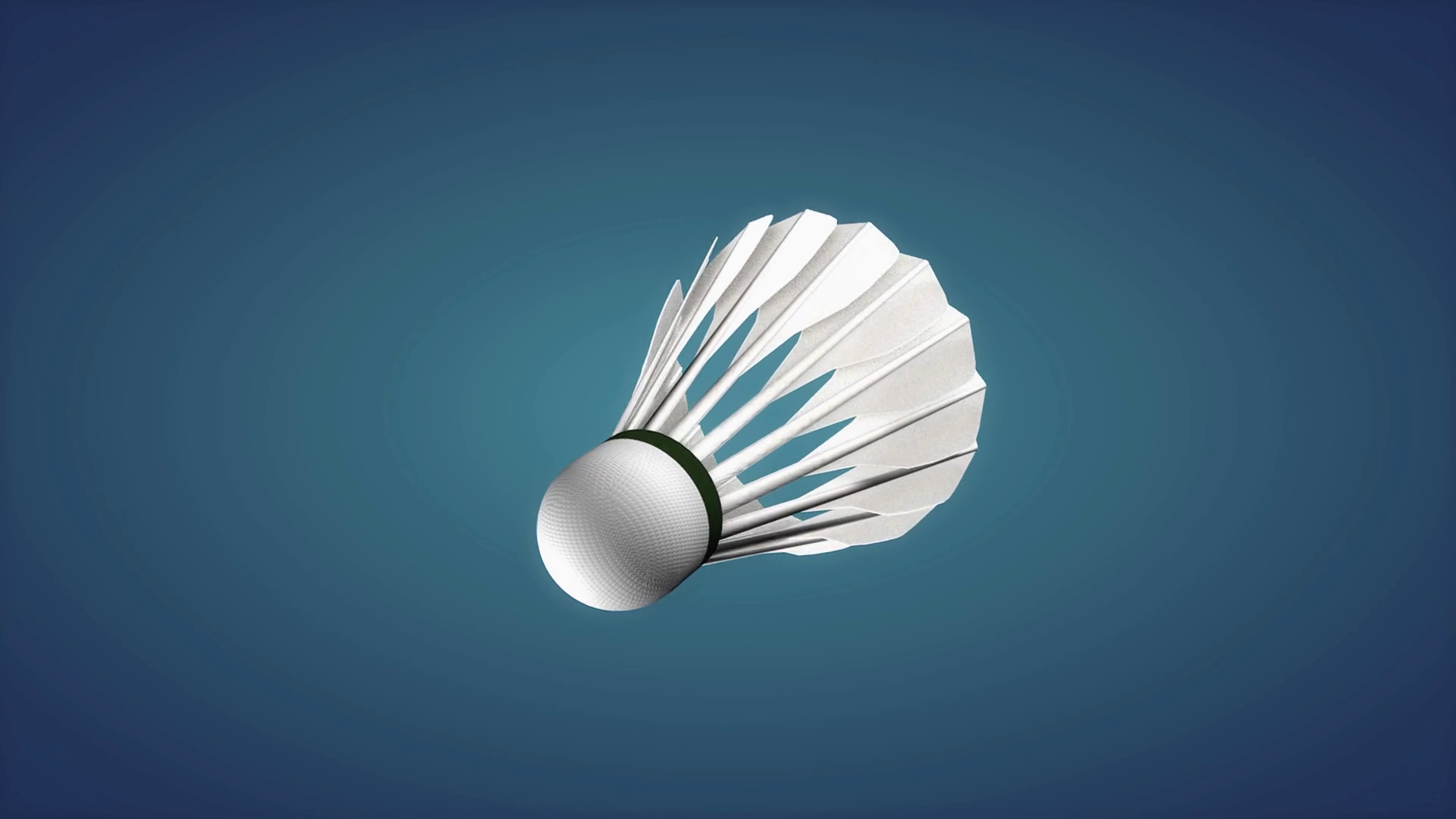 Badminton shuttlecock, sport equipment. Motion Background Storyblocks