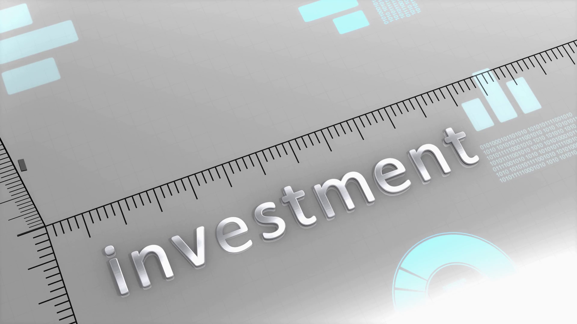 Investment decreasing chart, statistic and data Motion Background 0009