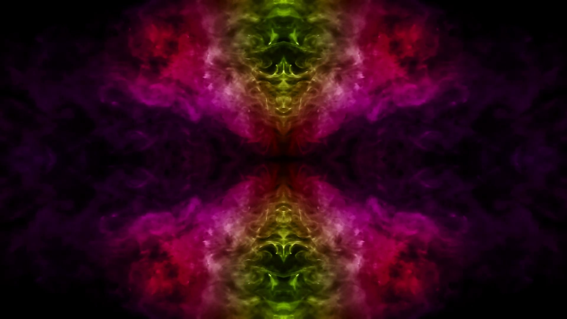 Abstract Smoke Spread Mirror Symmetric Stock Footage SBV347431488