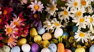 Colorful Traditional Celebration Easter Paschal Eggs 39