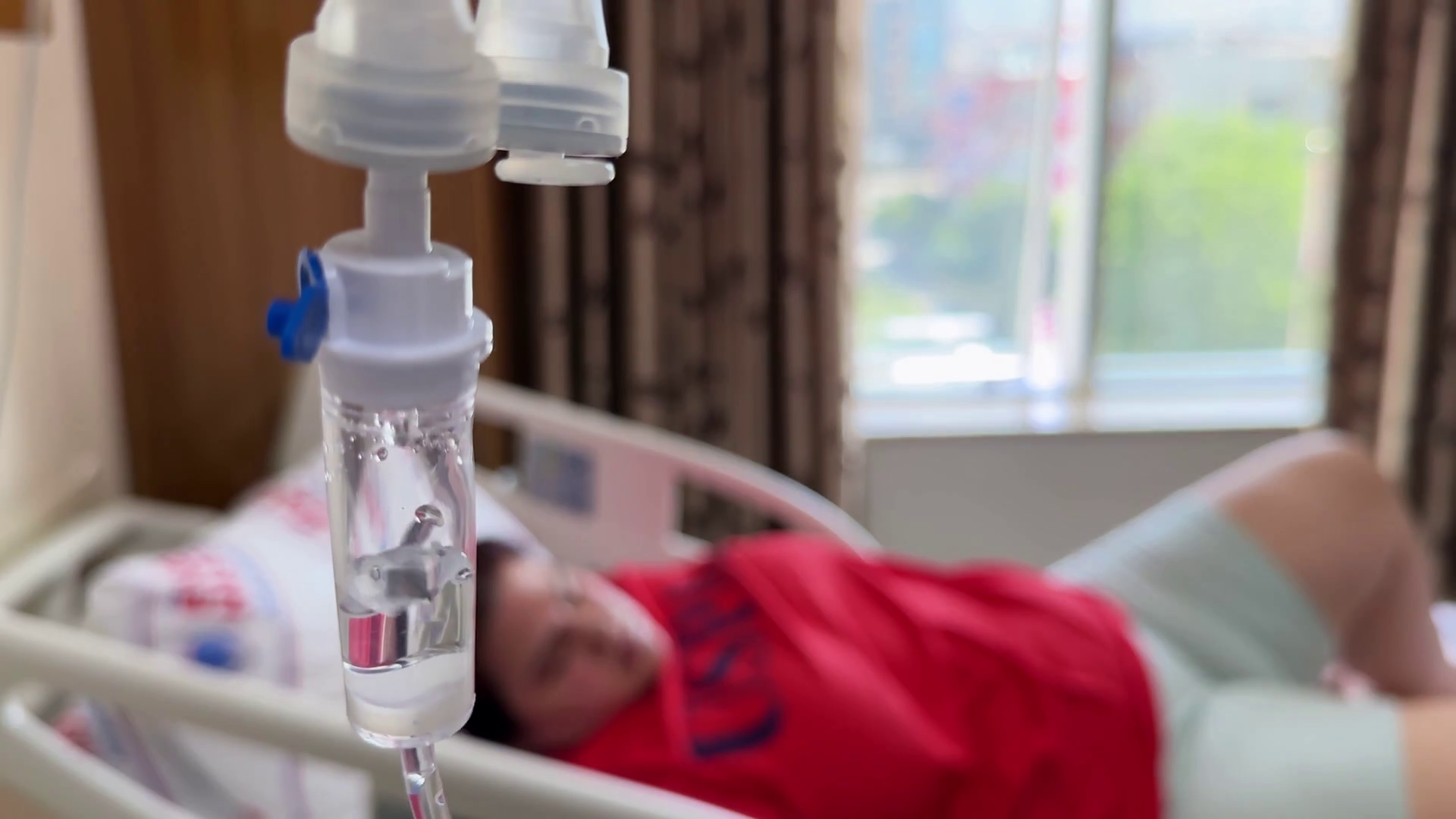 Intravenous Drip Serum In Hospital Stock Footage SBV-348428890 ...