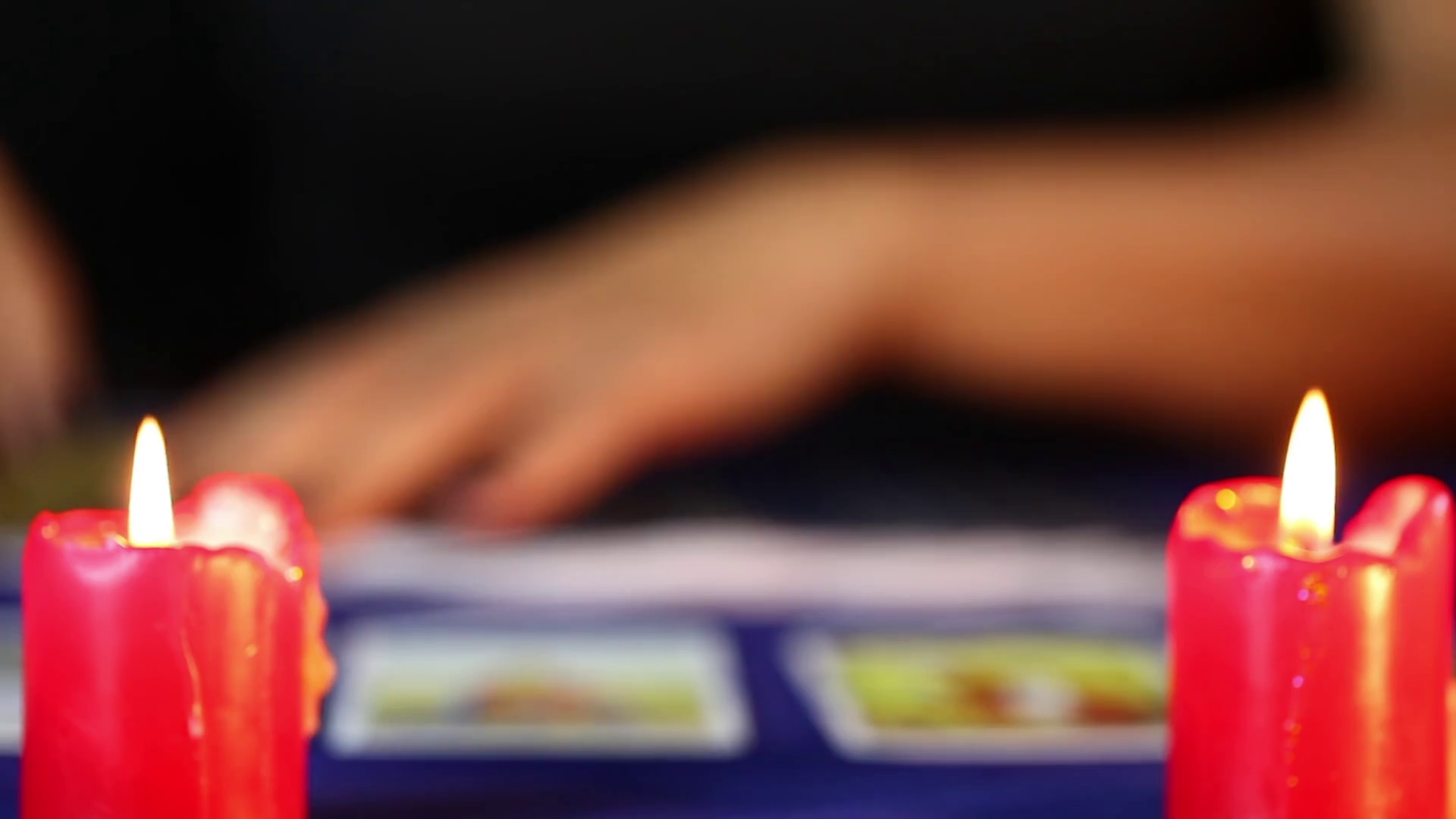 Mystic Tarot Cards Reading Future Stock Video Footage 0018 SBV