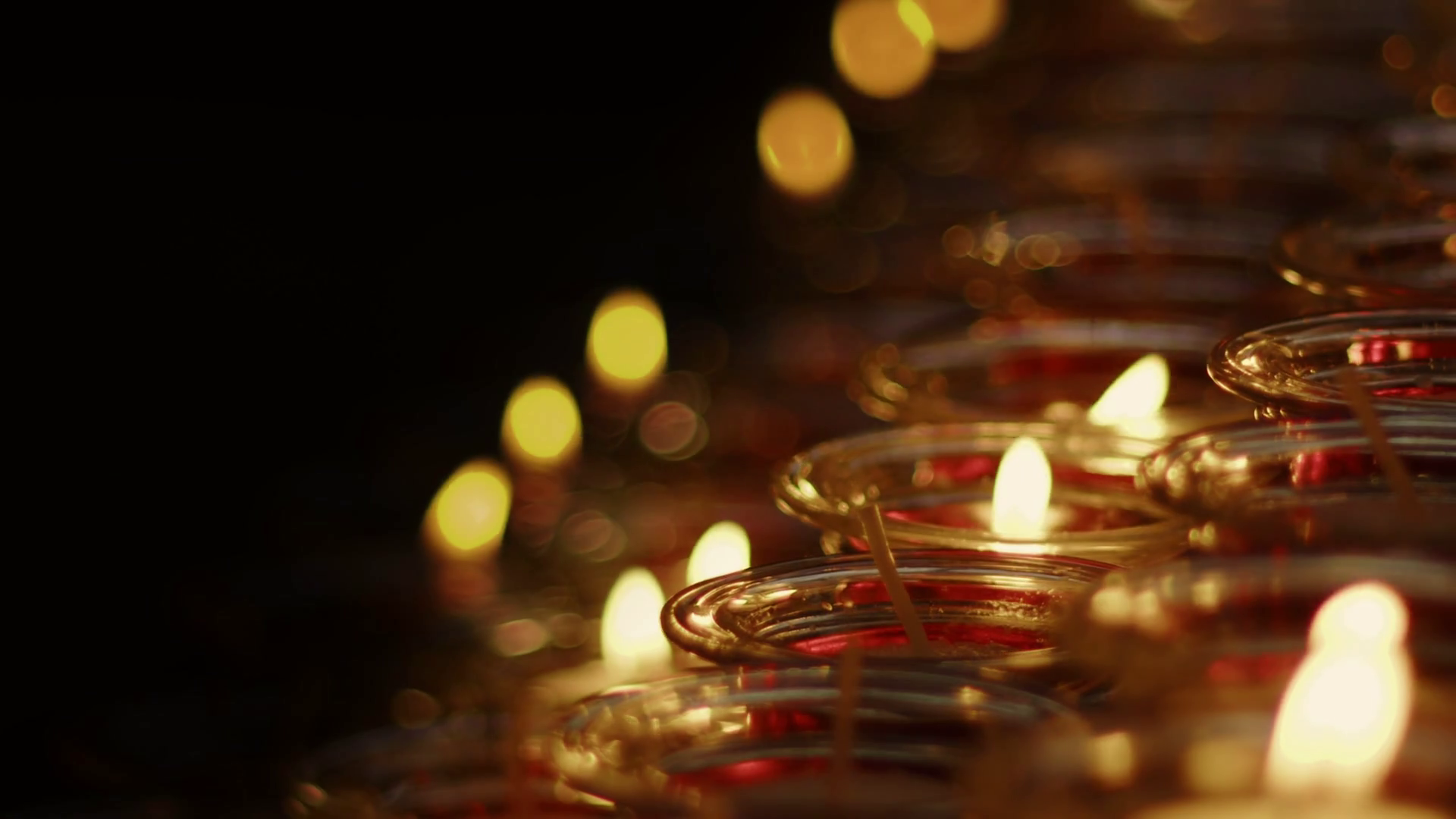 Red Wish Pray Candles In Church Stock Footage SBV347379011 Storyblocks
