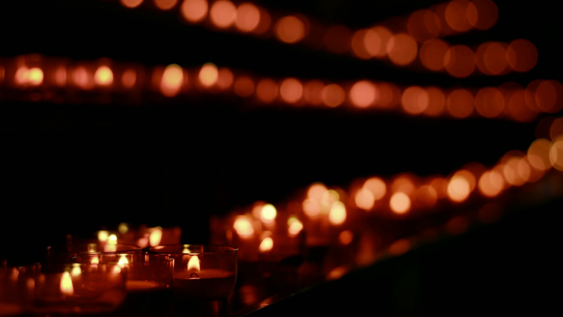 Red Wish Pray Candles In Catholic Church Stock Footage SBV347379508 Storyblocks