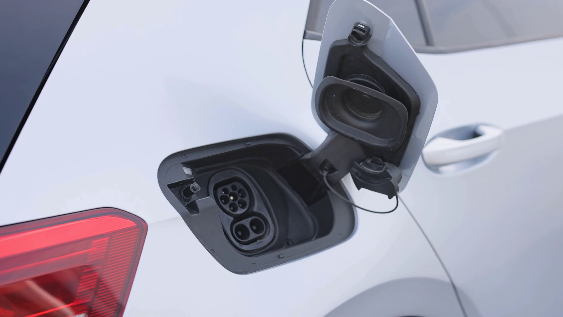 Type 2 Ccs Plug Port On Electric Vehicle Dc Stock Footage SBV-348562837 ...