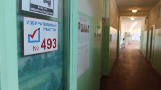 polling in the election in Russia