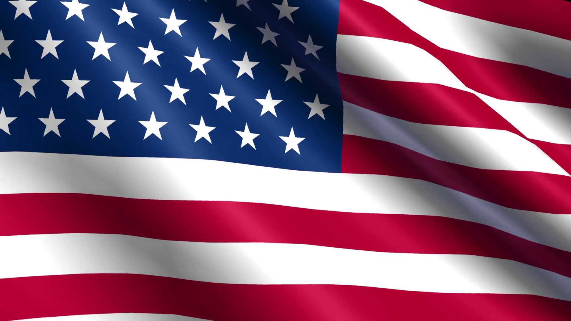 Seamless Usa Flag Waving In Wind With Highly Stock Motion Graphics SBV
