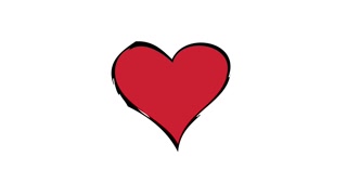 anitation modern red valentines day or 8 march hearts on white background.