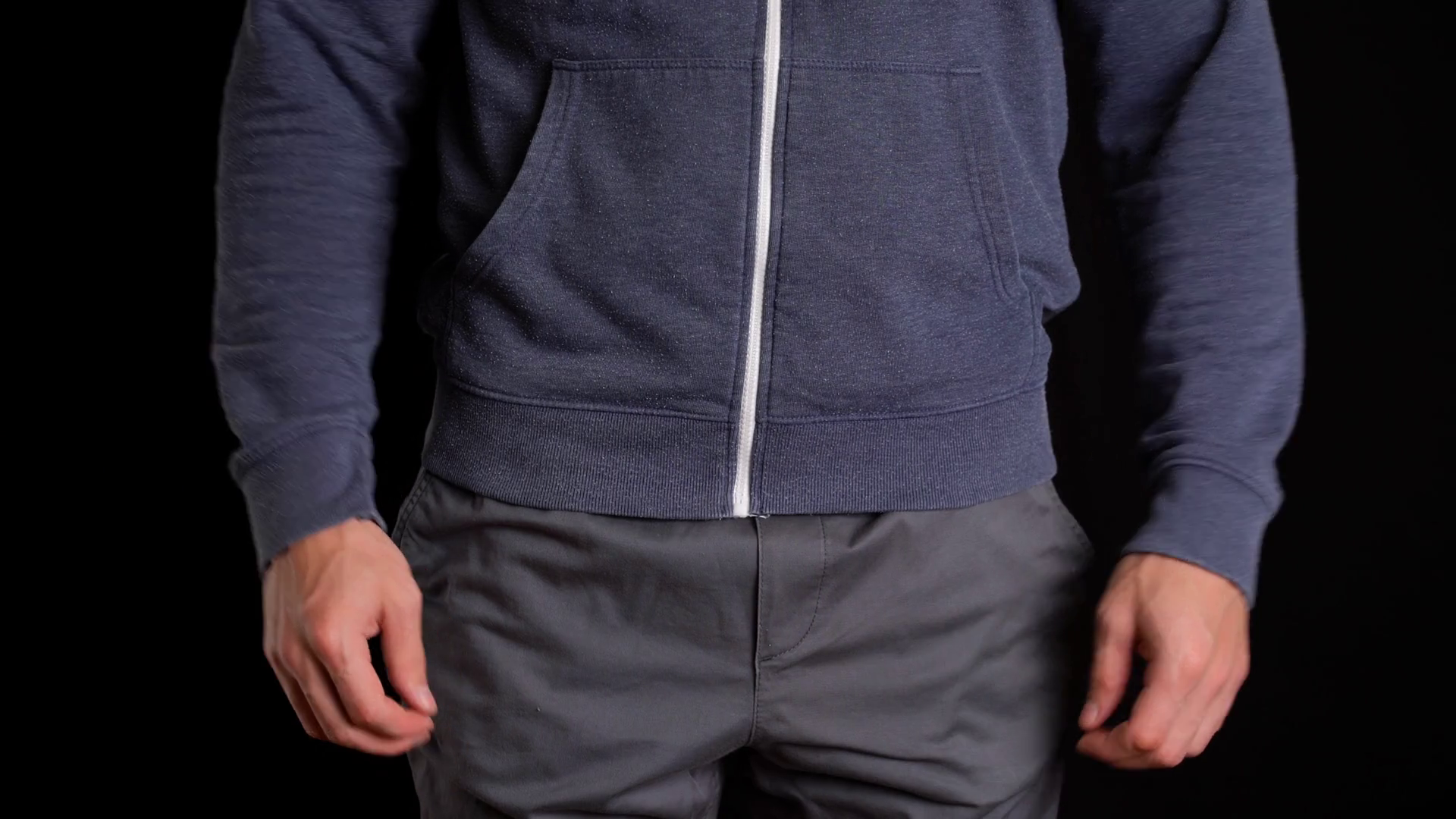 Man Turns Empty Pockets Inside Out Stock Footage SBV337866814