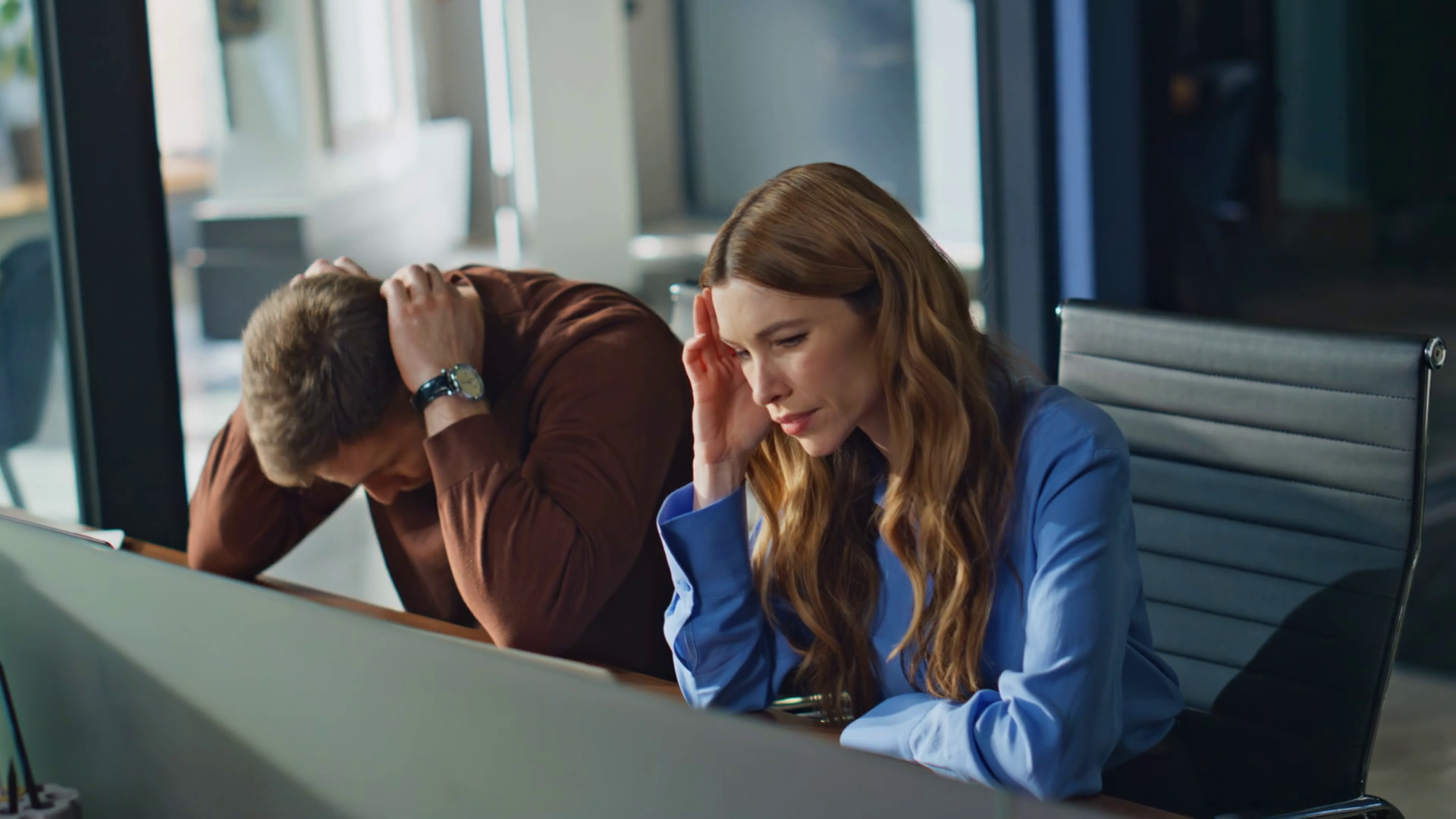 Desperate Managers Reacting To Mistake Stock Footage SBV-351669611 ...